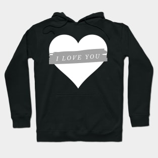 i love you couple people Hoodie